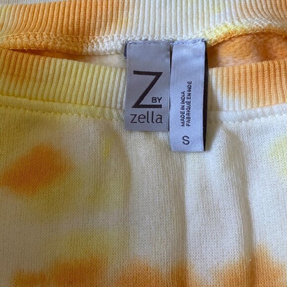 Z By Zella BNWOT "Sunset" Tie Dye Sweatshirt Pullover Cropped - Picture 7 of 7